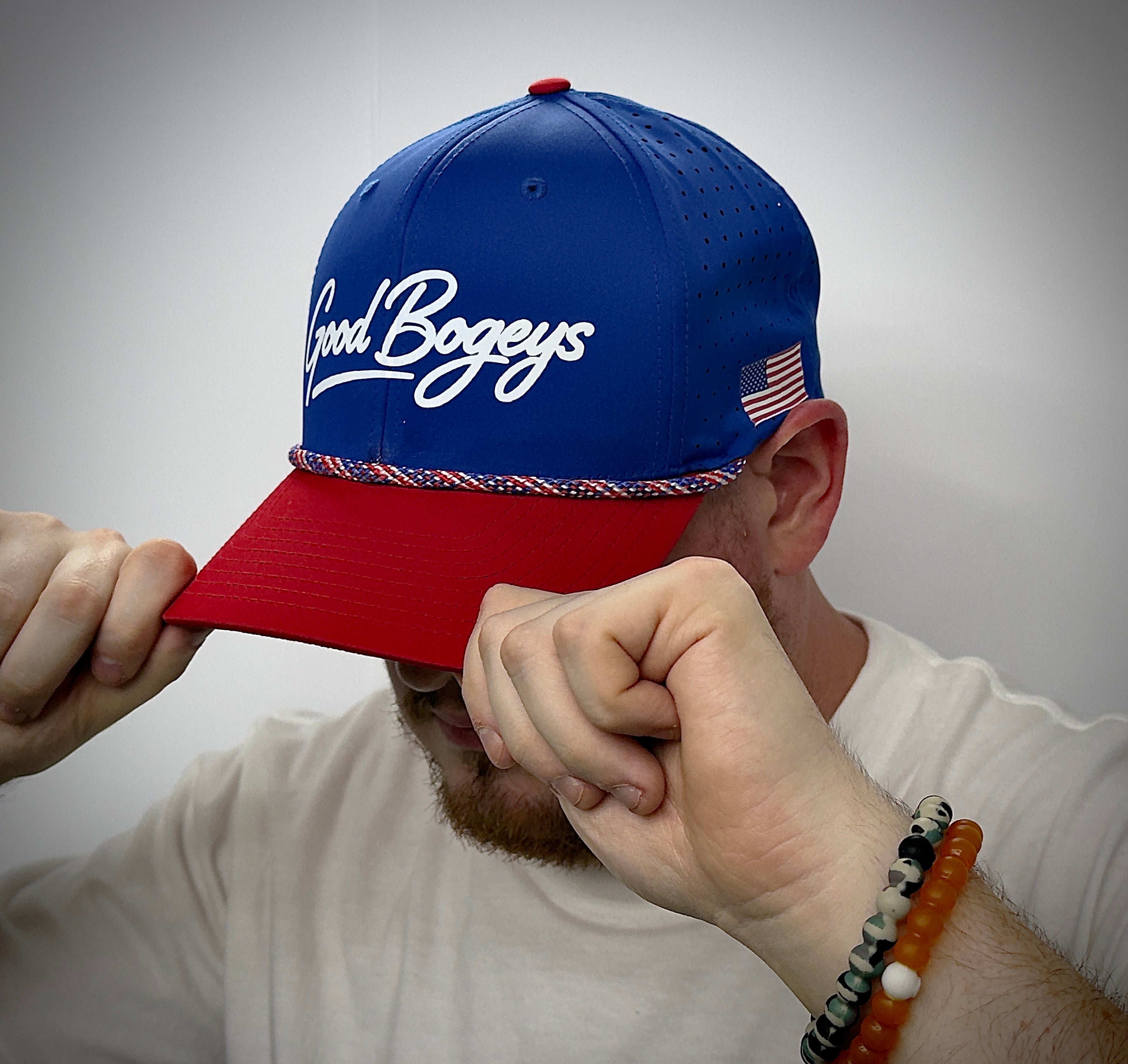 “Red, White & Bogeys” Rope Hat